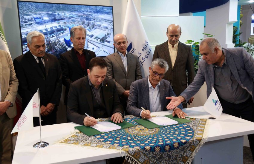 امضای تفاهم نامه همکاری با پتروشیمی شیراز
